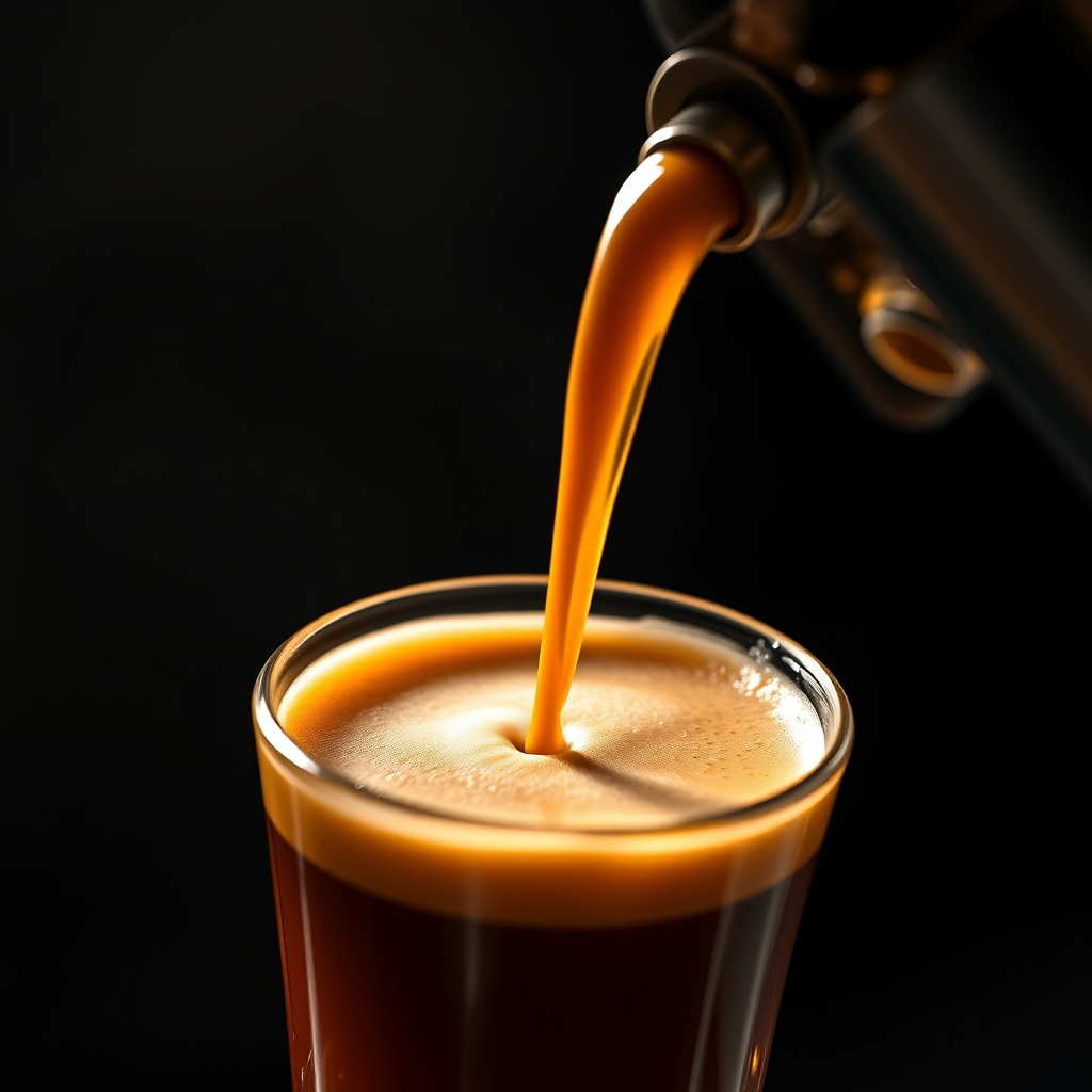 Turnare lentă a cafelei proaspăt prăjite